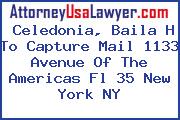 Celedonia, Baila H To Capture Mail 1133 Avenue Of The Americas Fl 35 New York NY