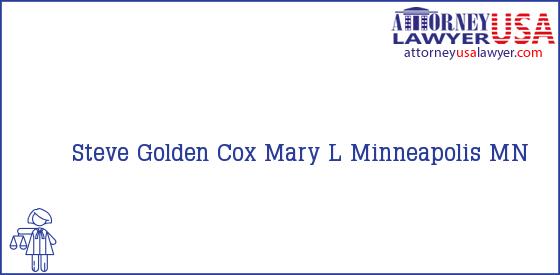 Telephone, Address and other contact data of Steve Golden, Minneapolis, MN, USA