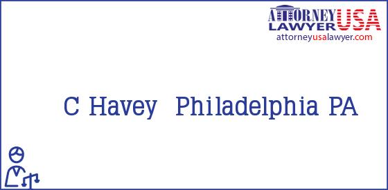 Telephone, Address and other contact data of C Havey, Philadelphia, PA, USA