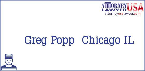 Telephone, Address and other contact data of Greg Popp, Chicago, IL, USA