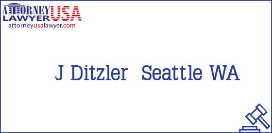 Telephone, Address and other contact data of J Ditzler, Seattle, WA, USA