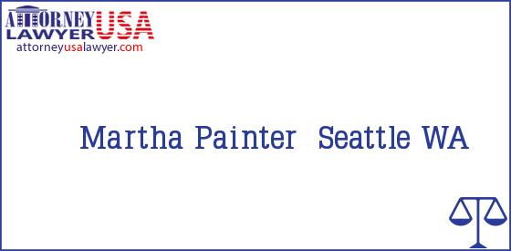 Telephone, Address and other contact data of Martha Painter, Seattle, WA, USA