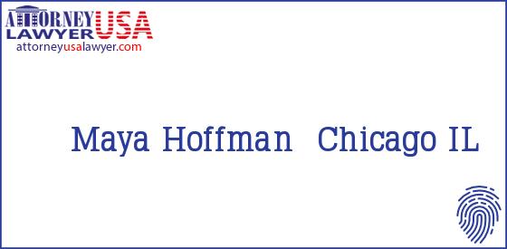 Telephone, Address and other contact data of Maya Hoffman, Chicago, IL, USA