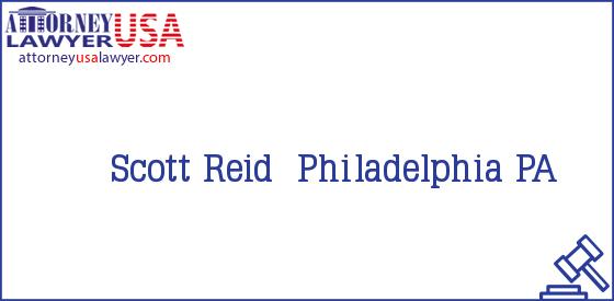 Telephone, Address and other contact data of Scott Reid, Philadelphia, PA, USA