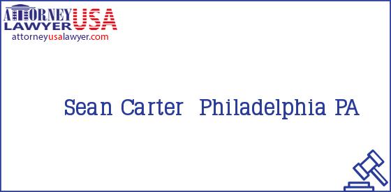 Telephone, Address and other contact data of Sean Carter, Philadelphia, PA, USA
