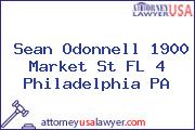 Sean Odonnell 1900 Market St FL 4 Philadelphia PA