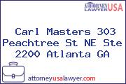 Carl Masters 303 Peachtree St NE Ste 2200 Atlanta GA