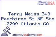 Terry Weiss 303 Peachtree St NE Ste 2200 Atlanta GA