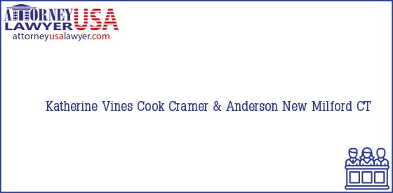 Telephone, Address and other contact data of Katherine Vines Cook, New Milford, CT, USA