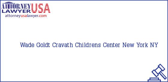 Telephone, Address and other contact data of Wade Goldt, New York, NY, USA
