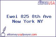 Ewei 825 8th Ave New York NY