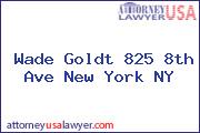 Wade Goldt 825 8th Ave New York NY