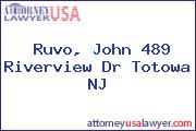 Ruvo, John 489 Riverview Dr Totowa NJ