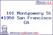  101 Montgomery St #1950 San Francisco CA