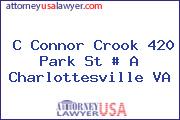 C Connor Crook 420 Park St # A Charlottesville VA