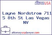 Layne Nordstrom 711 S 8th St Las Vegas NV