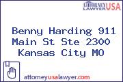 Benny Harding 911 Main St Ste 2300 Kansas City MO