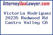 Victoria Rodriguez 20235 Redwood Rd Castro Valley CA