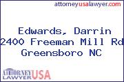 Edwards, Darrin 2400 Freeman Mill Rd Greensboro NC