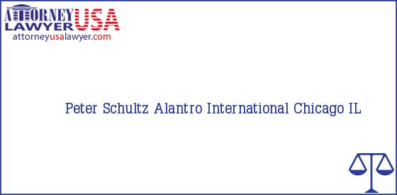 Telephone, Address and other contact data of Peter Schultz, Chicago, IL, USA