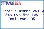 Ishii Suzanne 701 W 8th Ave Ste 100 Anchorage AK