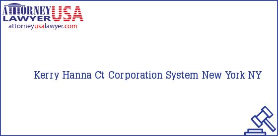 Telephone, Address and other contact data of Kerry Hanna, New York, NY, USA
