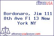 Bordonaro, Jim 111 8th Ave Fl 13 New York NY