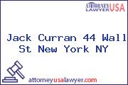 Jack Curran 44 Wall St New York NY