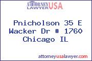 Pnicholson 35 E Wacker Dr # 1760 Chicago IL