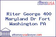 Riter George 400 Maryland Dr Fort Washington PA