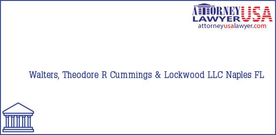 Telephone, Address and other contact data of Walters, Theodore R, Naples, FL, USA