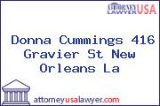Donna Cummings 416 Gravier St New Orleans La