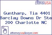Guntharp, Tia 4401 Barclay Downs Dr Ste 200 Charlotte NC