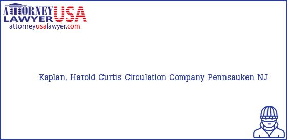 Telephone, Address and other contact data of Kaplan, Harold, Pennsauken, NJ, USA