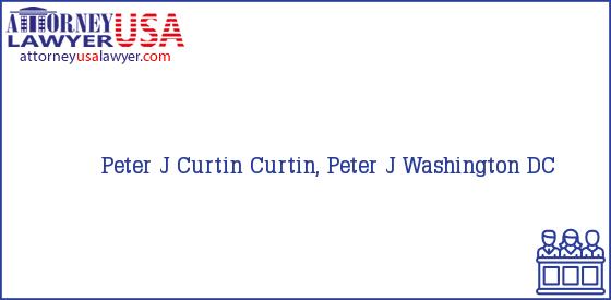 Telephone, Address and other contact data of Peter J Curtin, Washington, DC, USA