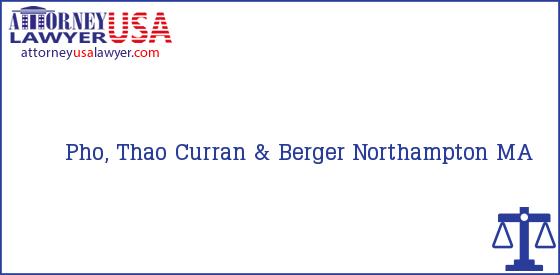 Telephone, Address and other contact data of Pho, Thao, Northampton, MA, USA
