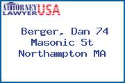Berger, Dan 74 Masonic St Northampton MA