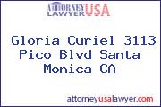 Gloria Curiel 3113 Pico Blvd Santa Monica CA