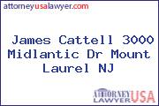 James Cattell 3000 Midlantic Dr Mount Laurel NJ