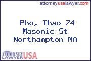 Pho, Thao 74 Masonic St Northampton MA