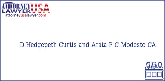 Telephone, Address and other contact data of D Hedgepeth, Modesto, CA, USA