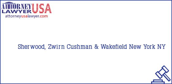 Telephone, Address and other contact data of Sherwood, Zwirn, New York, NY, USA