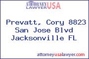Prevatt, Cory 8823 San Jose Blvd Jacksonville FL