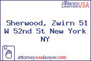 Sherwood, Zwirn 51 W 52nd St New York NY