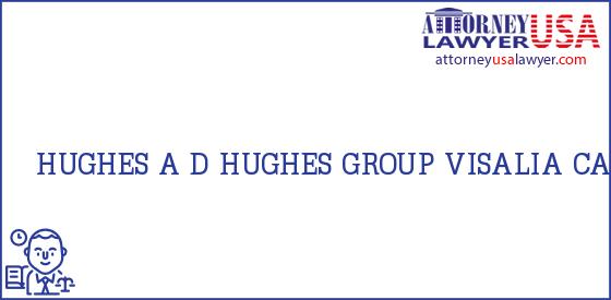 Telephone, Address and other contact data of HUGHES A, VISALIA, CA, USA