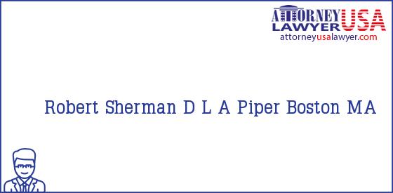 Telephone, Address and other contact data of Robert Sherman, Boston, MA, USA
