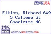 Elkins, Richard 600 S College St Charlotte NC