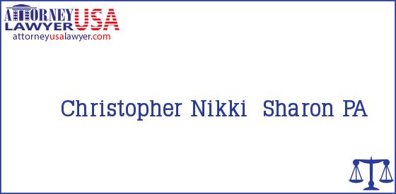 Telephone, Address and other contact data of Christopher Nikki, Sharon, PA, USA