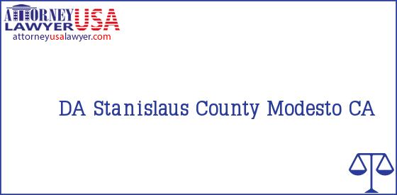  DA Stanislaus County Modesto CA