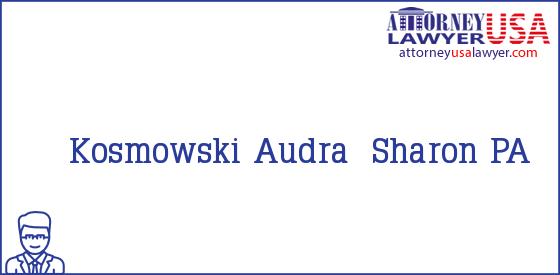Telephone, Address and other contact data of Kosmowski Audra, Sharon, PA, USA